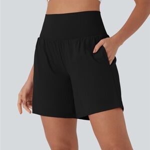 Halara SoftlyZero™ Airy Super High Waisted 2-in-1 Cool Touch Yoga Shorts